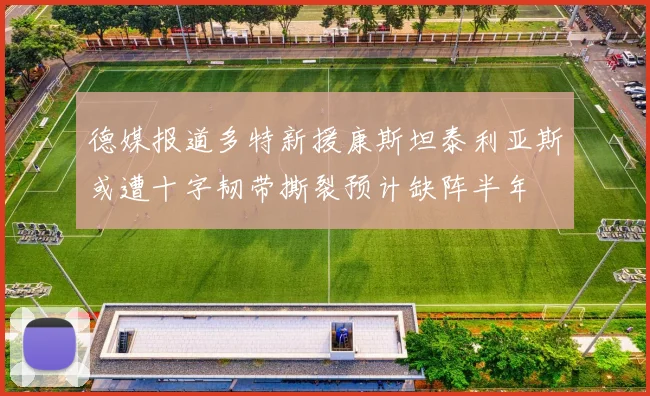德媒报道多特新援康斯坦泰利亚斯或遭十字韧带撕裂预计缺阵半年